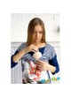 Блуза с принтом для кормящих мам