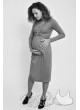 Платье УЗЕЛ для беременных и кормящих мам коралловое