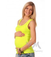 Майка желтая (неон) для беременных и кормящих мамочек
