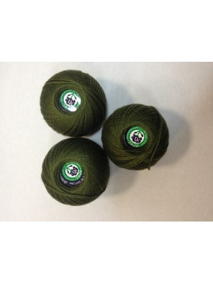  Нитки Ирис для вязания, цвет   темно-зеленый