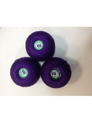  Нитки Ирис для вязания, цвет   темно- фиолетовый