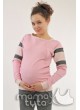  Свитшот спортивный  для беременных и кормящих, розовый