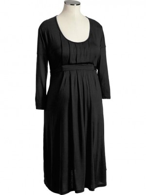 Черное платье для беременных  