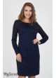  Платье  для беременных  и кормящих  Alen, темно-синий 