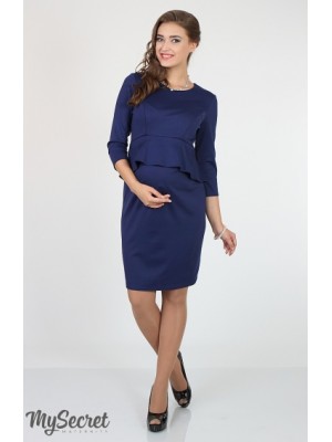  Платье  для беременных  и кормящих   Catherine, синий  