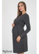  Платье  для беременных  и кормящих   Winona,  графит