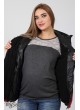 Демисезонная   куртка для беременных  Lemma, ягодный+черный   