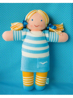 Вязаная ЭКО-игрушка кукла Маринка ТМ Фрея