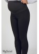 Теплые брюки-лосины  для беременных   Lenara warm, черный