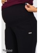 Теплые  брюки-джоггеры для беременных  Via warm, черный