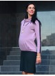 Платье-туника для беременных фрезовый