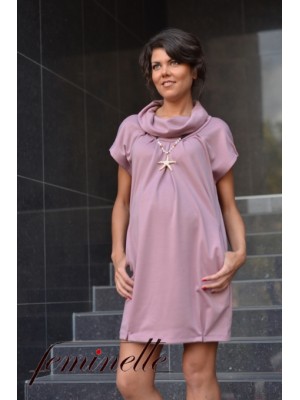 Платье-туника для беременных, фрезовый