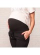 Штаны для беременных на флисе, черный