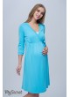 Халат для беременных и кормящих мам  Sinty, голубой