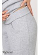 Теплые cпортивные брюки для беременных Soho из мягкого трикотажа трехнитка, серый меланж