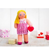 Кукла Катя, розовая