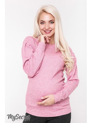 Свитер для беременных  Gaia, розовый меланж