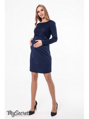 Платье  Ebben для беременных и кормящих, темно-синий 