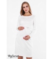 Платье  Ebben для беременных и кормящих,  молочный