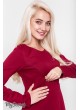 Платье  Lianna warm для беременных и кормящих, бордо