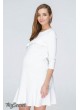 Платье  для беременных и кормящих Simona, молочный