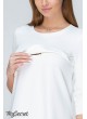 Платье  для беременных и кормящих Simona, молочный