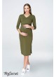 Платье  для беременных и кормящих Pam, хакки 