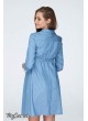 Платье  для беременных и кормящих Lexie, джинсово-голубой в полосочку