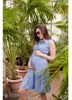 Платье-рубашка Belina  для беременных и кормящих, джинсово-синий