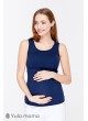 Майка для беременных и кормящих Liza new, темно-синий