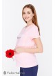 Футболка для беременных  и кормящих Donna, розовый