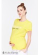 Футболка для беременных  и кормящих Donna, желтый