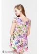 Блузка Remy для беременных и кормящих, экрю с яркими цветами