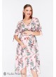 Платье Sharlen  для беременных и кормящих,  розовый с принтом