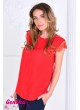 Блуза для беременных, красный