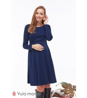 Платье Olivia  для беременных и кормящих, синий