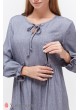 Платье Jeslyn для беременных и кормящих, джинсово-синий меланж