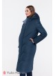 Зимнее пальто для беременных   Tokyo, синий + голубой