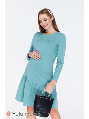 Платье  Joi  для беременных и кормящих,  полынный