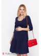 Платье  Tara   для беременных и кормящих, темно-синий