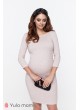 Платье  ELYN  для беременных и кормящих, персиковый меланж