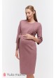 Платье  ISABELLE  для беременных и кормящих, темно-фрезовый
