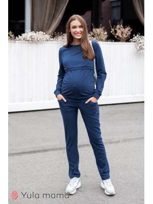 Костюм KORTNEY  для беременных и кормящих,  синий