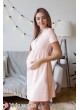 Ночная сорочка Alisa для беременных и кормящих, светло-персиковый
