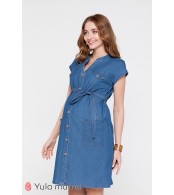 Платье  Ivy  для беременных и кормящих, джинсово-синий