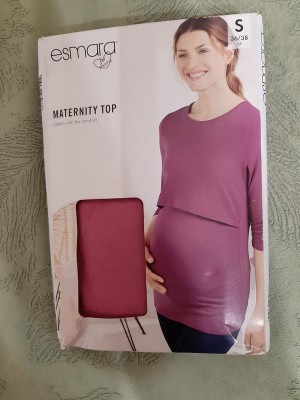 Реглан для беременных и кормящих Esmara, розовый