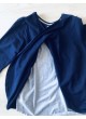Реглан блуза с запáхом для беременных и кормления esmara, синий